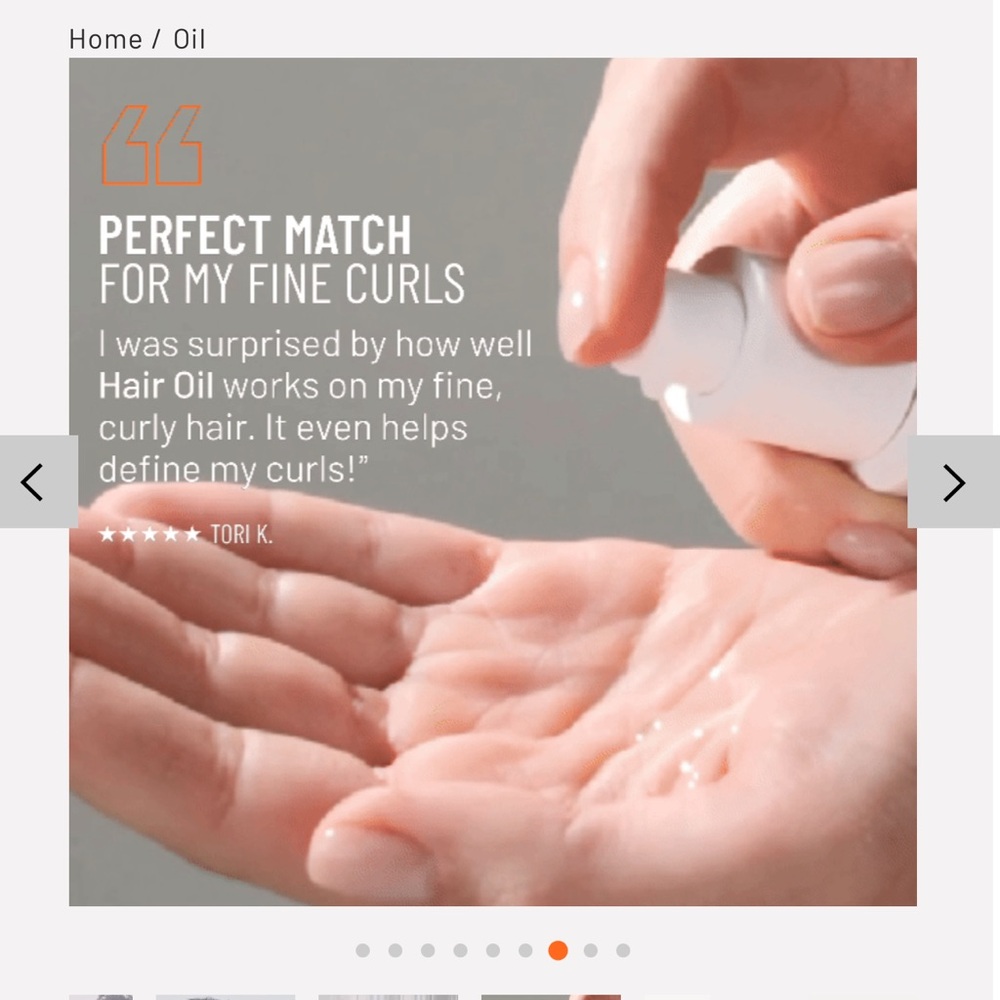 Hairstory Hair Oil & Glass Decanter, 2 fl oz, NWB - Picture 8 of 10
